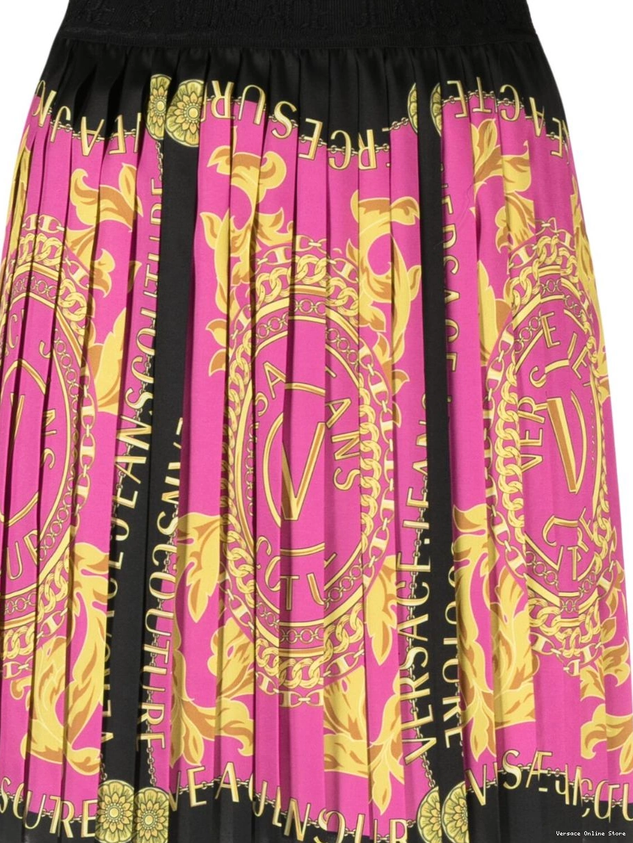 Affordable Couture Couture miniskirt pleated Women Versace Jeans Logo 0403